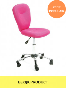 roze bureaustoel